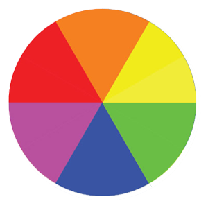 Secondary Colour Wheel in web design