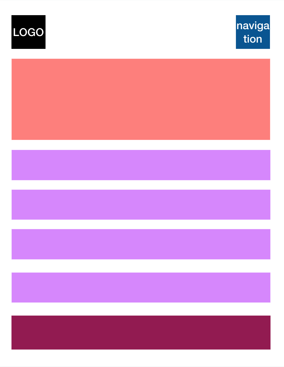 web design mobile layout