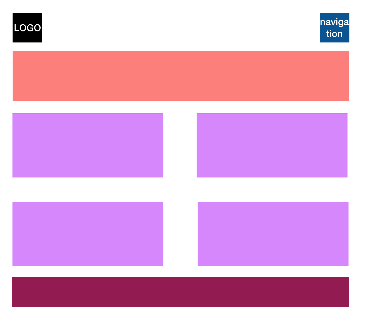web design tablet layout