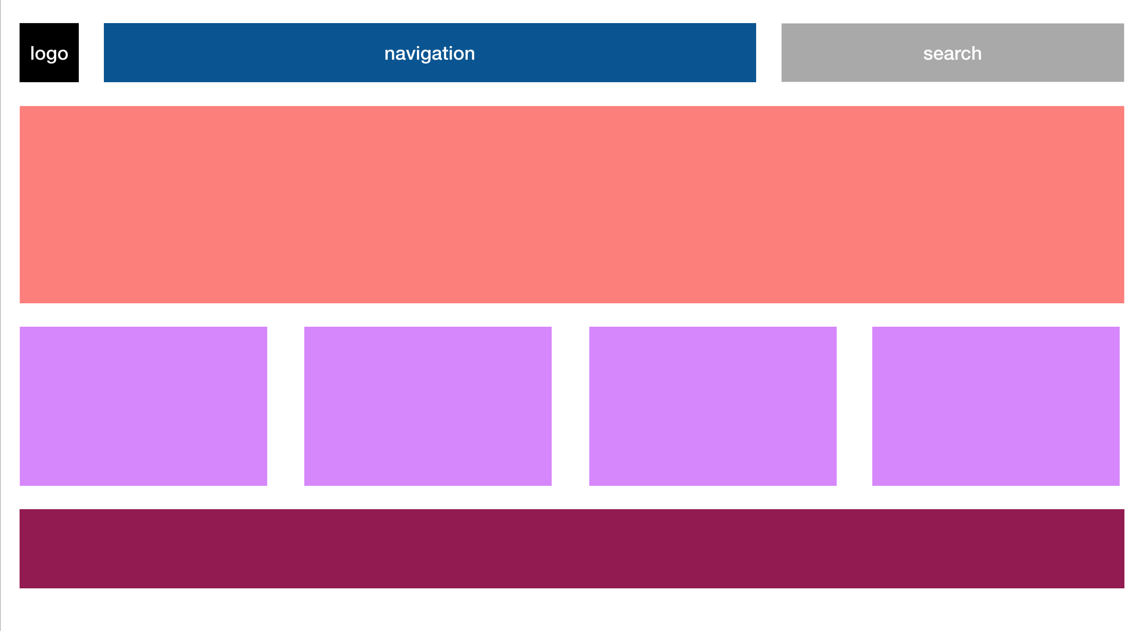 web design desktop layout