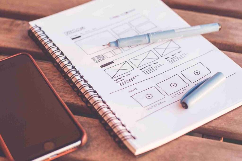 Layout draft for web development