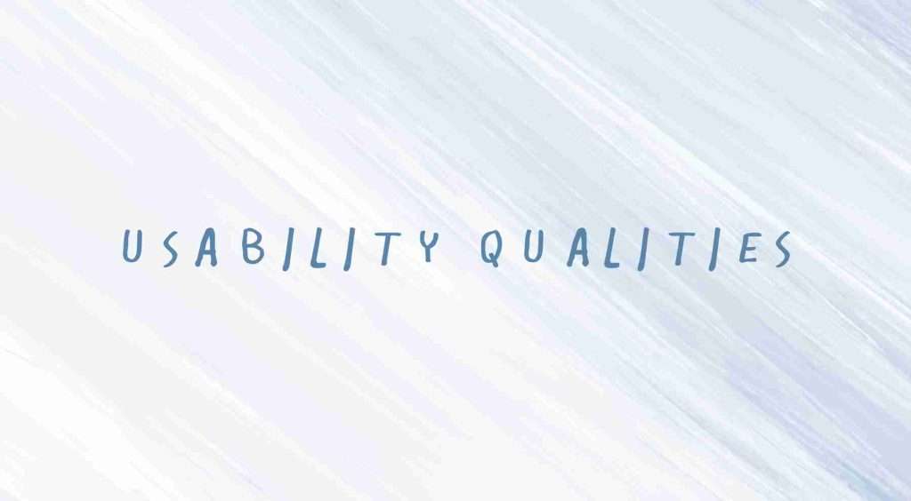 usability-qualities in web design