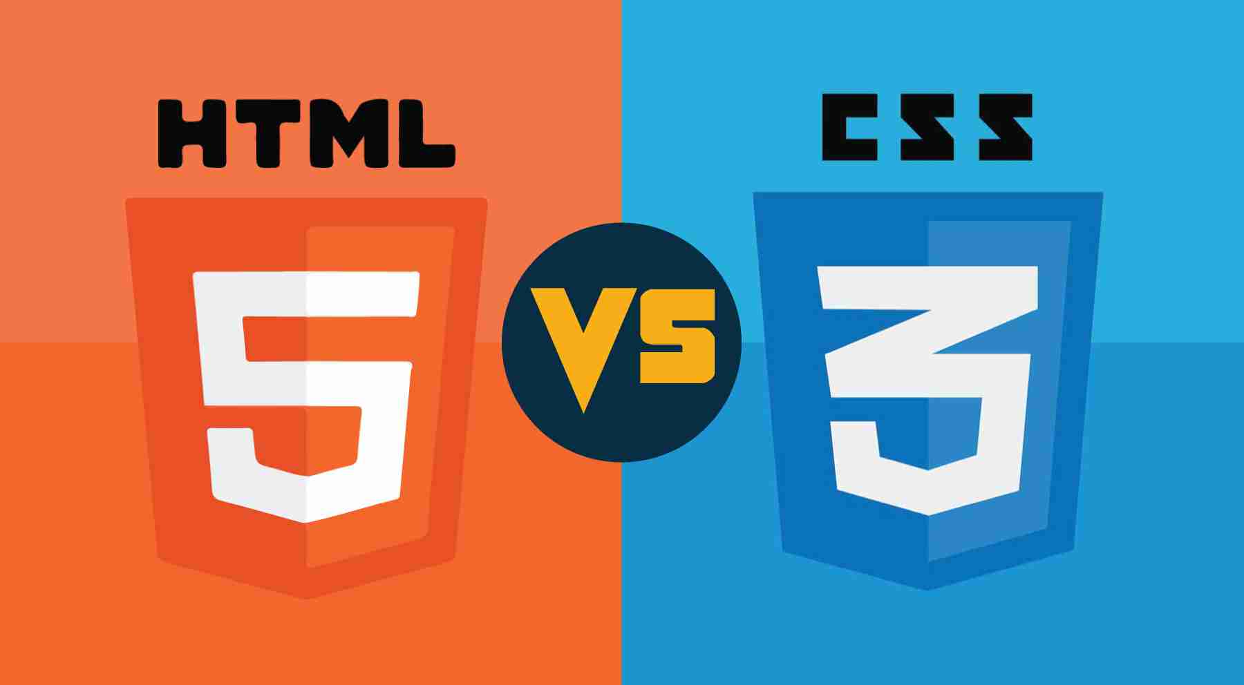 html-vs-css for web development