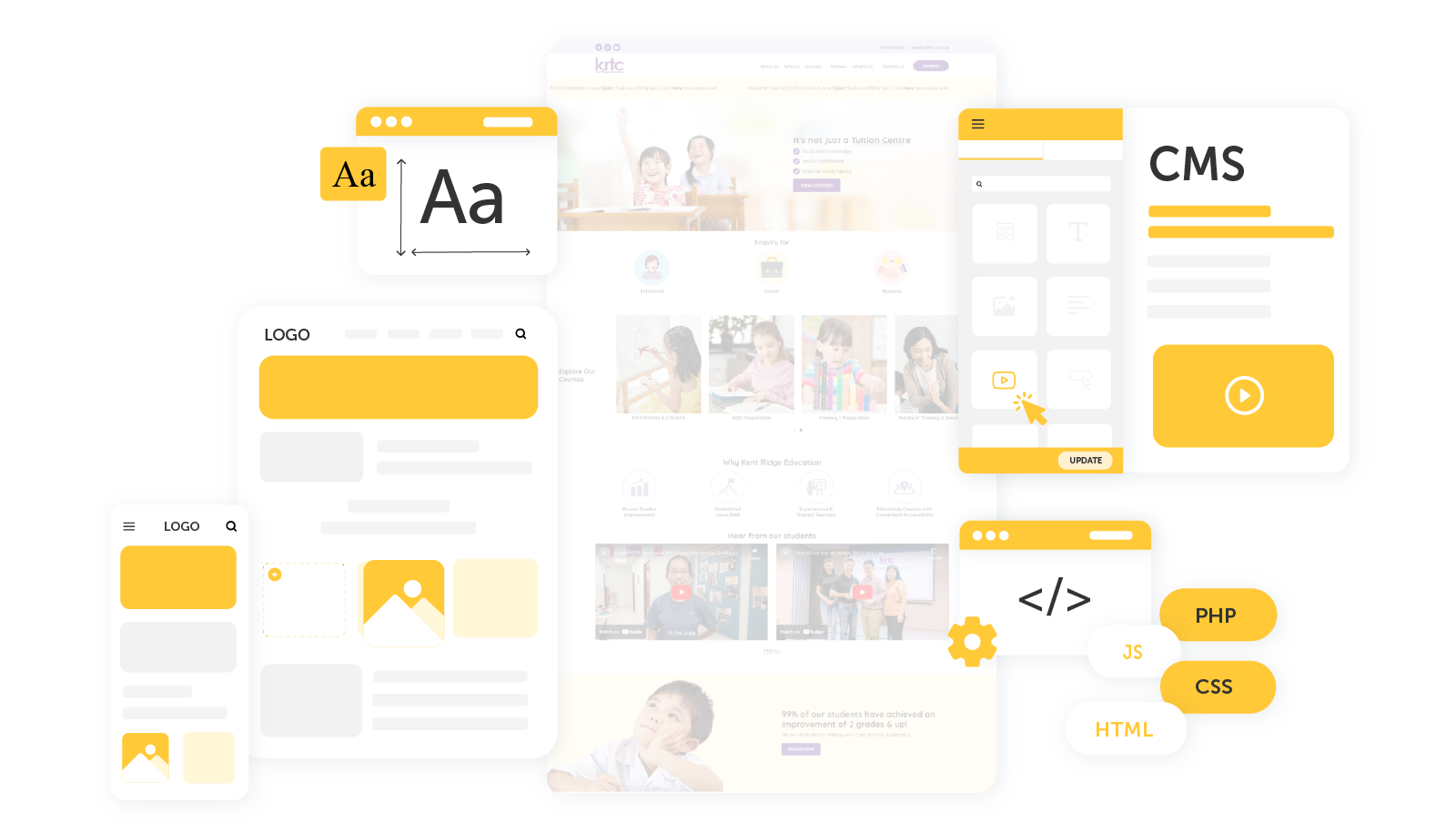 Top web design company singapore main banner