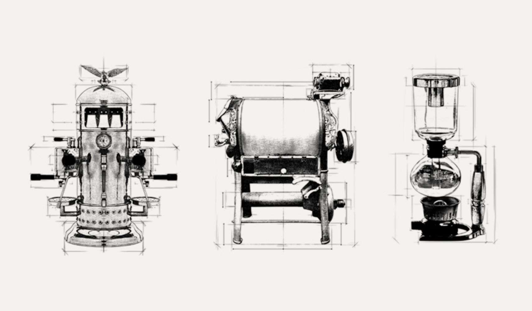 Old coffee machines