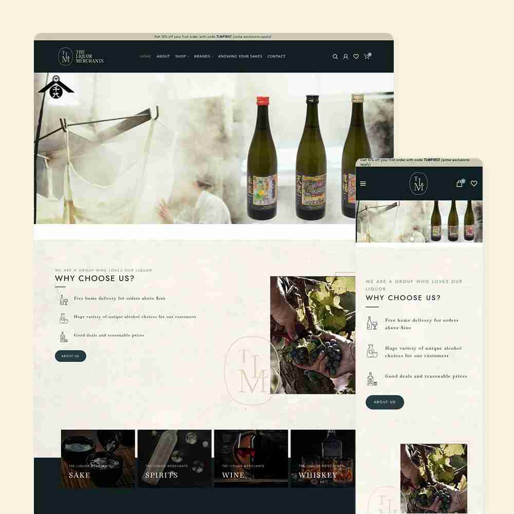 Web Design Portfolio Cover - Transwift - Mobile and Tablet Views