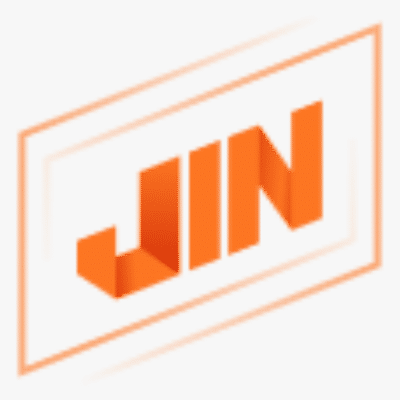 JIN logo with pixel mechanics awards accreditation